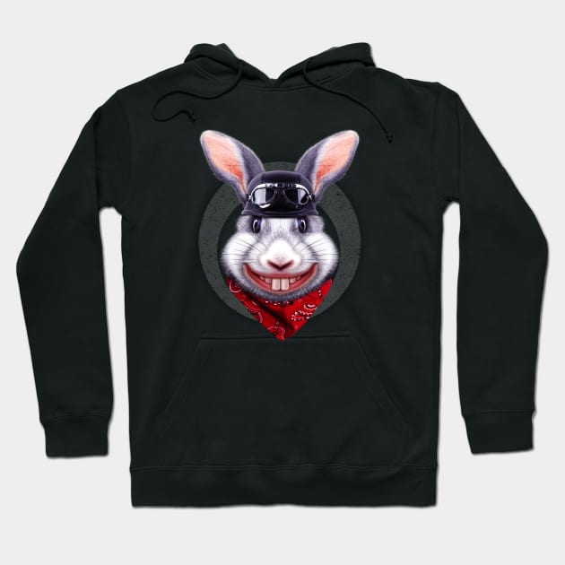 RABBIT RIDER Hoodie by ADAMLAWLESS